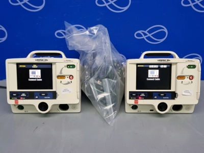 2 x Physio Control Lifepak 20e Defibrillator with Pacer Function