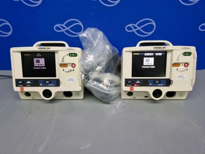 2 x Physio Control Lifepak 20e Defibrillator with Pacer Function