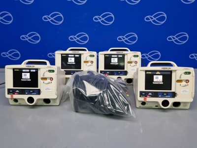 4 x Physio Control Lifepak 20e Defibrillator