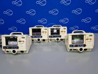 2 x Medtronic LifePak 20 Defibrillator and 2 x Physio Control LifePak 20e Defibrillator