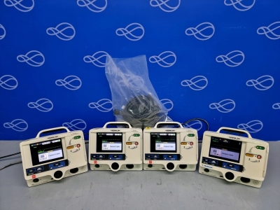 3 x Physio Control Lifepak 20e Defibrillator & 1 x Medtronic Lifepak 20e Defibrillator