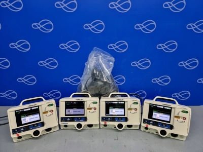 3 x Physio Control Lifepak 20e Defibrillator & 1 x Medtronic Lifepak 20e Defibrillator