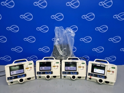 1 x Physio Control Lifepak 20e Defibrillator & 3 x Medtronic Lifepak 20e Defibrillator