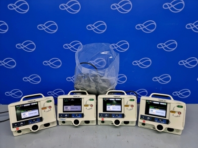 3 x Physio Control Lifepak 20e Defibrillator & 1 x Medtronic Lifepak 20e Defibrillator