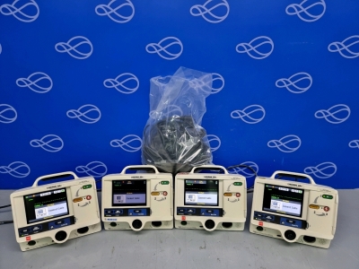 3 x Physio Control Lifepak 20e Defibrillator & 1 x Medtronic Lifepak 20e Defibrillator