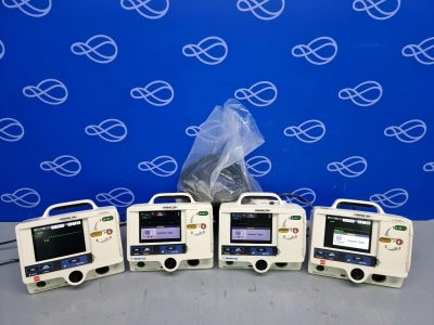 2 x Physio Control Lifepak 20e Defibrillator & 2 x Medtronic Lifepak 20e Defibrillator