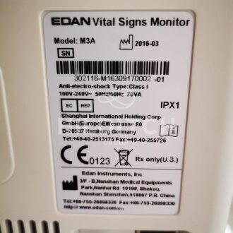 2 x Edan M3A Blood Pressure Monitor/Saturometer - 10