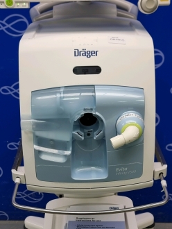 Draeger Evita Infinity V500 Ventilator with Infinity C500 Monitor on Trolley - 5