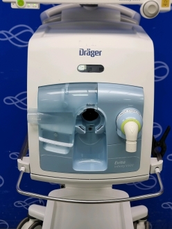 Draeger Evita Infinity V500 Ventilator with Infinity C500 Monitor on Trolley - 5