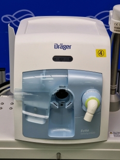 Draeger Evita Infinity V500 Ventilator with Infinity C500 Monitor on Trolley - 5