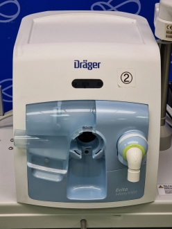 Draeger Evita Infinity V500 Ventilator with Infinity C500 Monitor on Trolley - 5