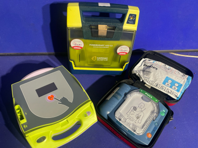 3 x Defibrillators