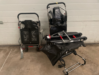 2 x Ferno Compact Track Evacuation Chairs