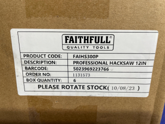 5 x Faithfull 12 " Hacksaws - 2