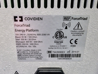 Covidien ForceTriad Diathermy on Trolley - 5