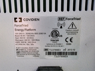 Covidien ForceTriad Diathermy on Trolley - 5