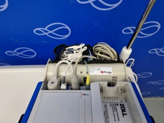 Zoll R-Series Plus Defibrillator on Metro Flexline Crash Trolley - 3