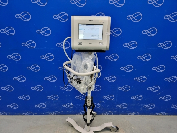 Philips Respironics Trilogy EVO Ventilator on Rollstand