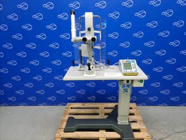 Zeiss Visulas YAG II Plus Slit Lamp on Table