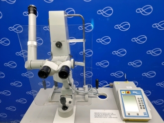 Zeiss Visulas YAG II Plus Slit Lamp on Table - 2