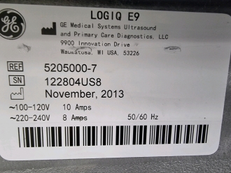 GE Logiq E9 Ultrasound - 10