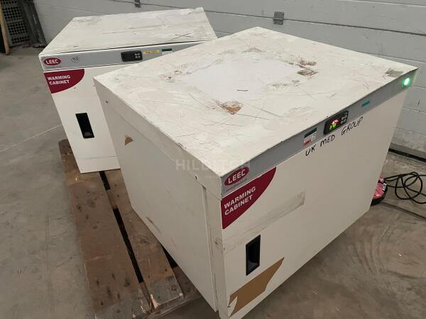 2 x LEEC W100 Warming Cabinets