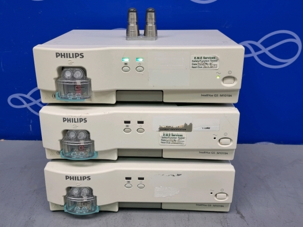 3 x Philips IntelliVue G5-M1019A Gas Module