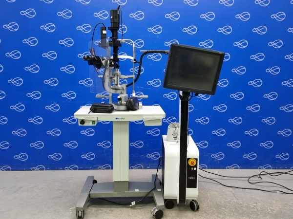 Haag Streit Bern BQ 900 Slit Lamp on Table with Valon MultiSpot Laser