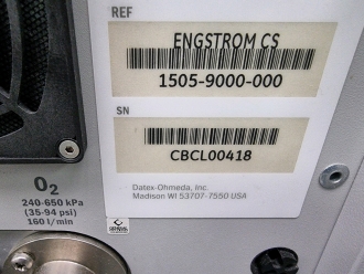 GE Datex-Ohmeda Engstrom Carestation Ventilator on Rollstand - 5