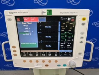 GE Datex-Ohmeda Engstrom Carestation Ventilator on Rollstand - 4