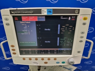 GE Datex-Ohmeda Engstrom Carestation Ventilator on Rollstand - 4