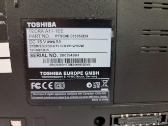 Toshiba Tecra A11-1EE Laptop on Rollstand **NO HDD** - 3