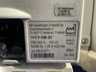 GE F-FM-01 Patient Monitor - 3