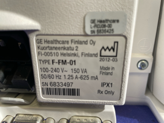 GE F-FM-01 Patient Monitor - 3