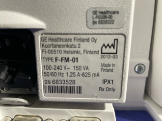 GE F-FM-01 Patient Monitor - 3