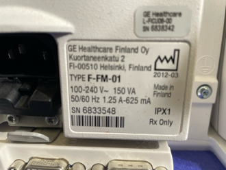 GE F-FM-01 Patient Monitor - 3