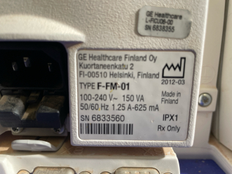 GE F-FM-01 Patient Monitor - 3