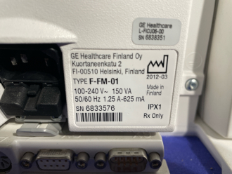 GE F-FM-01 Patient Monitor - 3