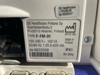 GE F-FM-01 Patient Monitor - 3