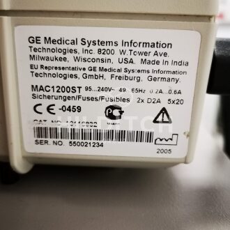 2 x GE MAC 1200ST Electrocardiographs - 10