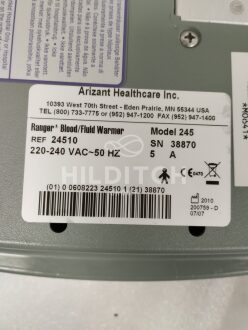 3 x Arizant Healthcare Ranger 245 Blood Warmers - 12