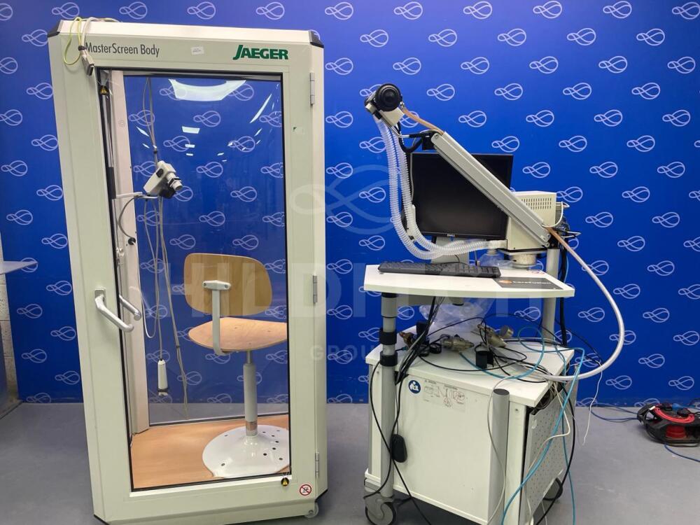 Jaeger MS-PFT Respiratory Analyser with Jaeger MasterScreen Body Box ...