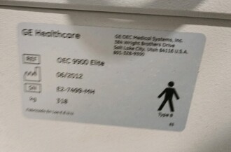 GE OEC 9900 Elite VAS MTS C-ARM - 10