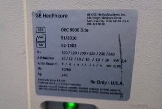 GE OEC 9900 Elite VAS MTS C-ARM - 16