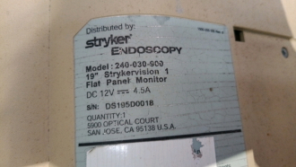 Stryker Endoscopy Vision Monitor - 5