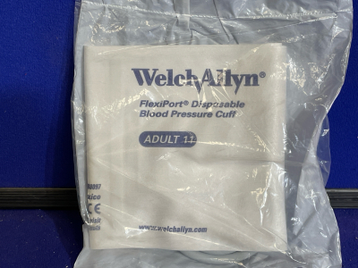 Large Quantity of Welch Allyn Flexiport Disposable Blood Pressure Cuffs - Adult 11