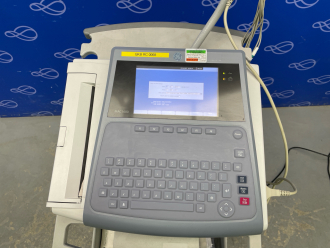 GE MAC1600 ECG Recorder on Rollstand