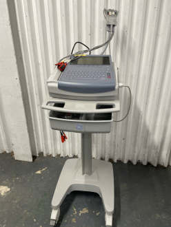 GE MAC1600 ECG Recorder on Rollstand - 2