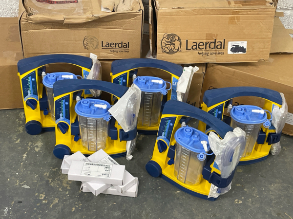 5 x Laerdal Suction Units