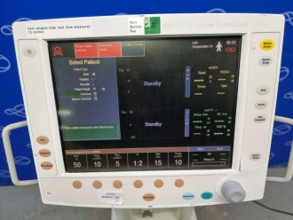 GE Datex-Ohmeda Engstrom Carestation Ventilator on Rollstand - 4